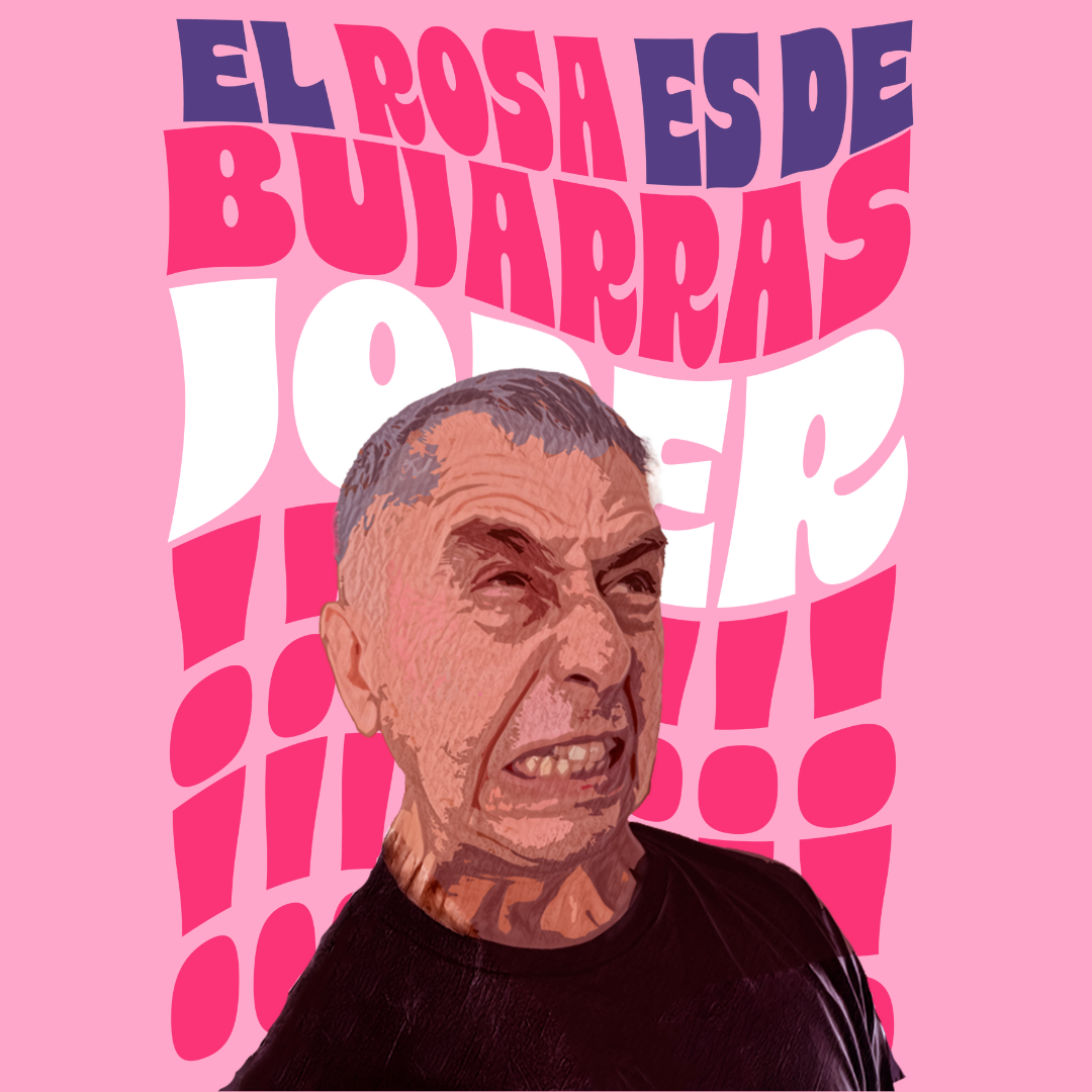 Pink T-Shirt “Abuelo / El rosa es de Bujarras” #1