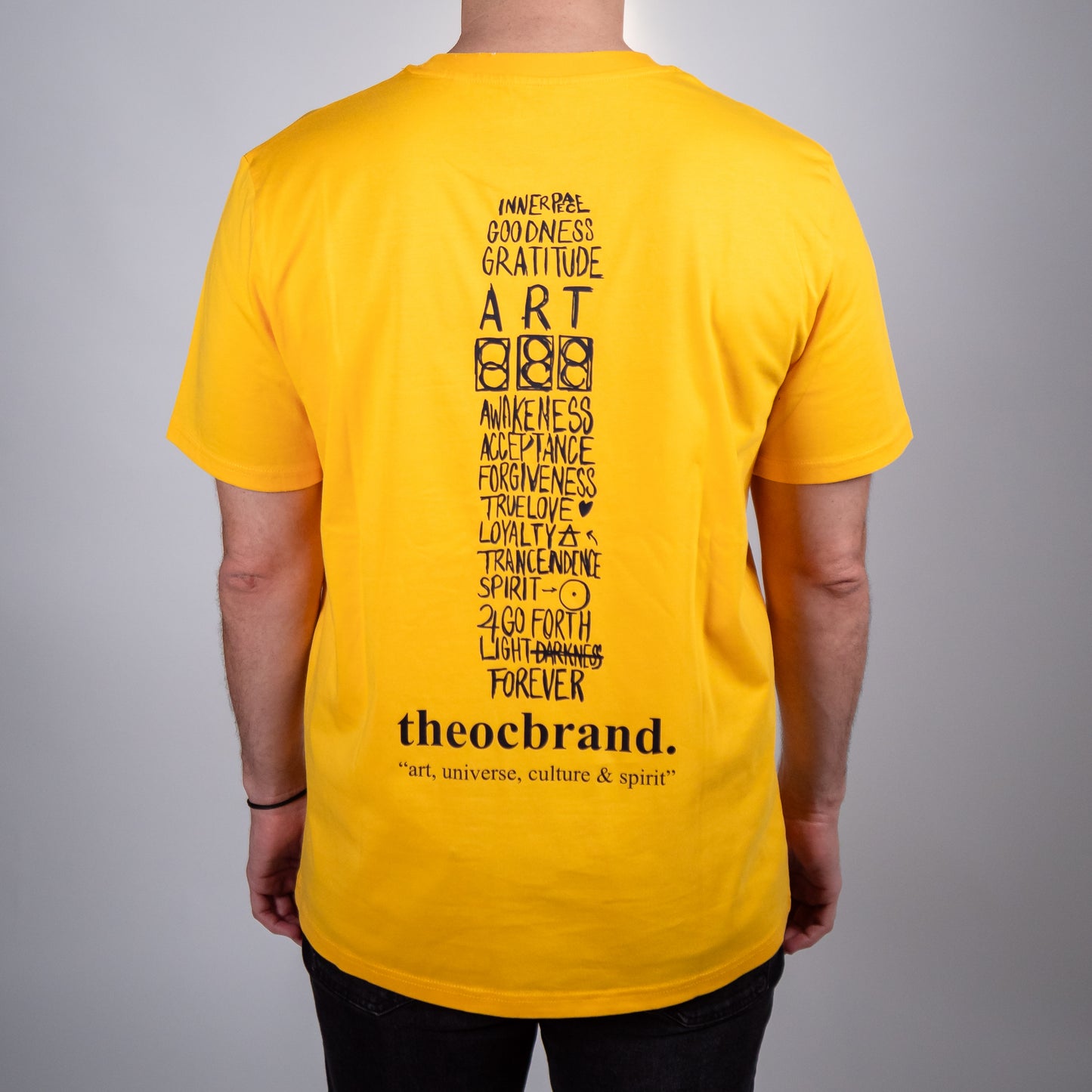 Mustard/Yellow T-Shirt Artboard Awareness #1