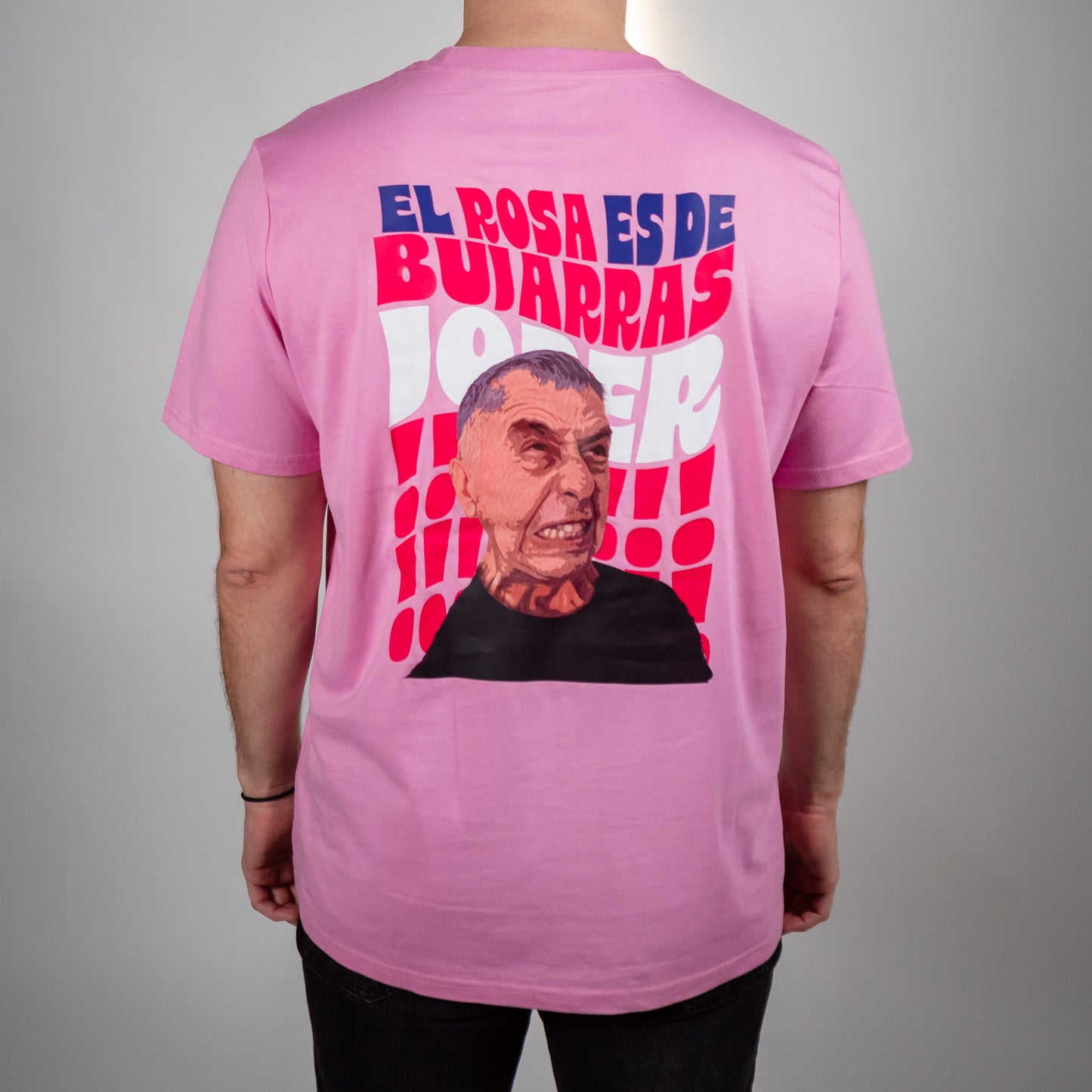 Pink T-Shirt “Abuelo / El rosa es de Bujarras” #1