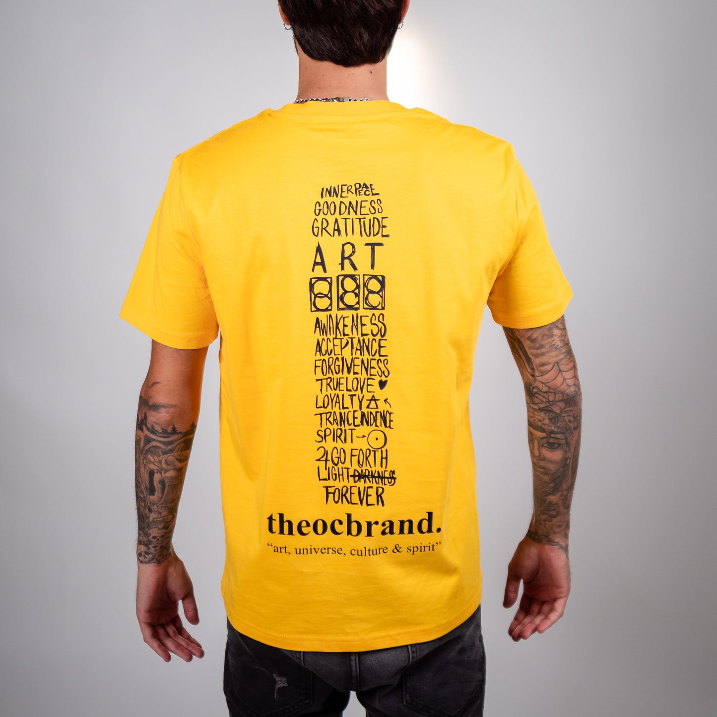 Mustard/Yellow T-Shirt Artboard Awareness #1